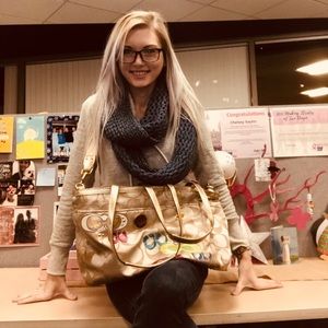 XL COACH Crossbody Travel Bag